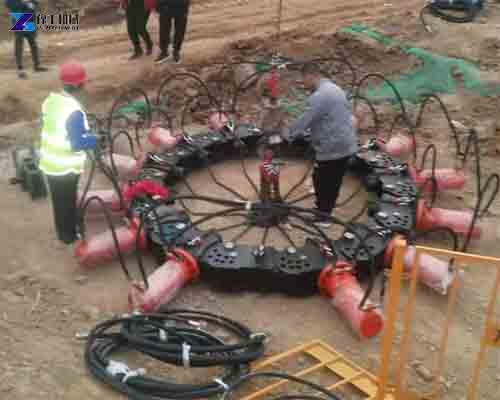 construction site pile head breaking machine