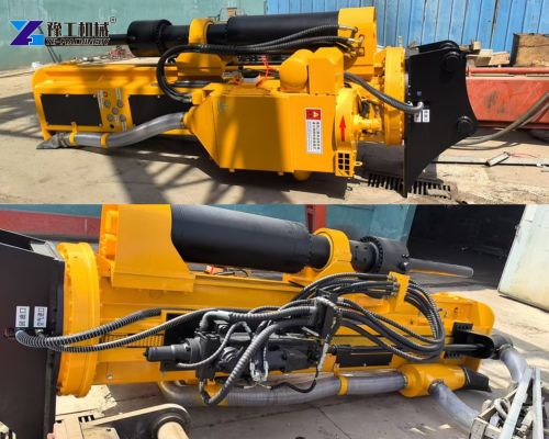 excavator rock drill and splitter