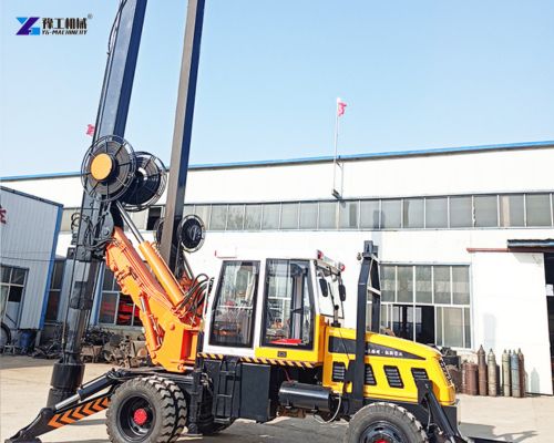 hydraulic rotary drilling rig