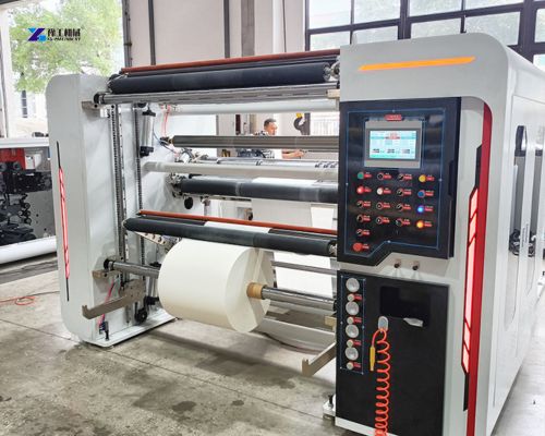 paper roll slitting machine