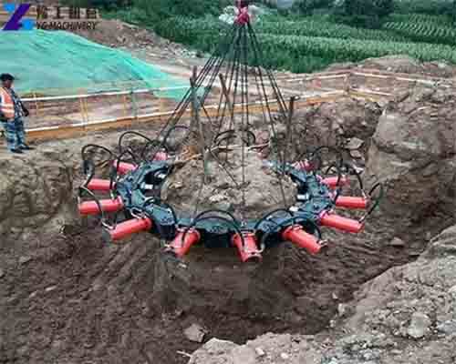 pile breaker for construction foundation project