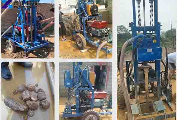 small water well drilling rig application
