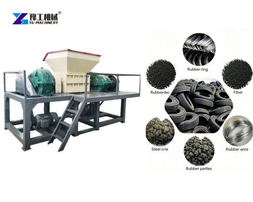 tire shredding machine