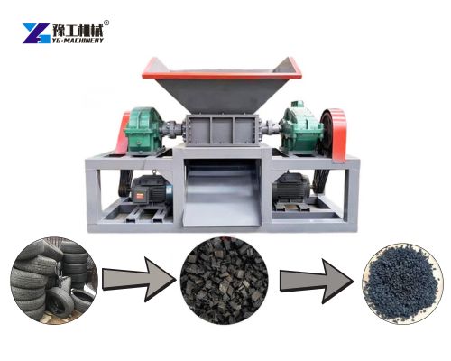 tyre shredding machine