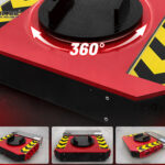 Battery Powered Machine Skates Sold to Italy 360° rotational electric load moving skate tank