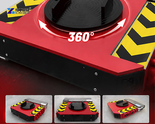360° rotational electric load moving skate tank