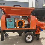 Concrete Spraying Equipment Sold to the USA complete mortar spray machine setup