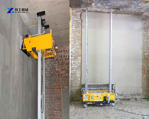 concrete rendering machine