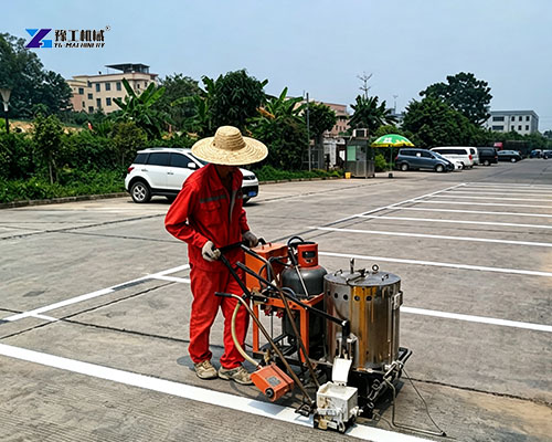 hand-push road line marker