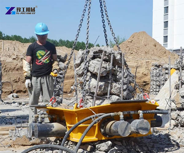 hydraulic concrete pile breaker
