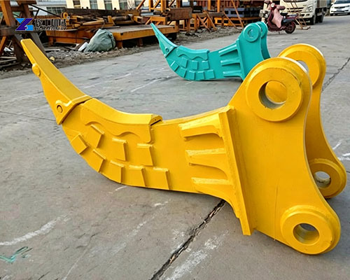 hydraulic excavator ripper arms