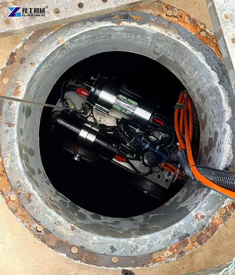 industrial tank cleaning robot for Malaysian refinery