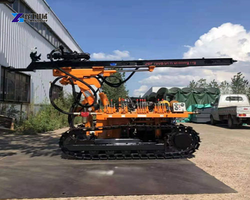 split-mount DTH drilling rig
