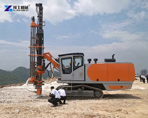 DTH drill rig quarry drilling