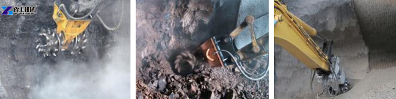 drum cutter excavator for tunnel construction