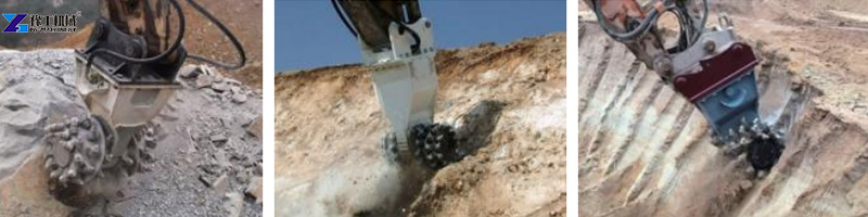 drum cutter machine for quarrying and mining