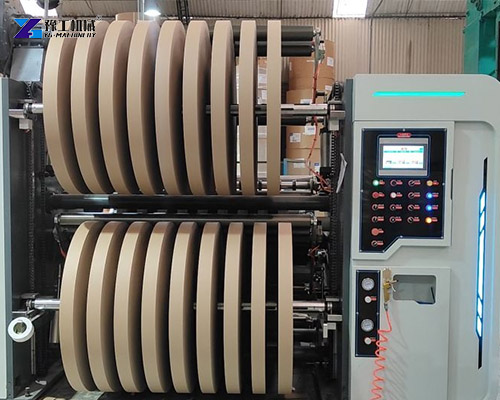 rewound kraft paper rolls after slitting